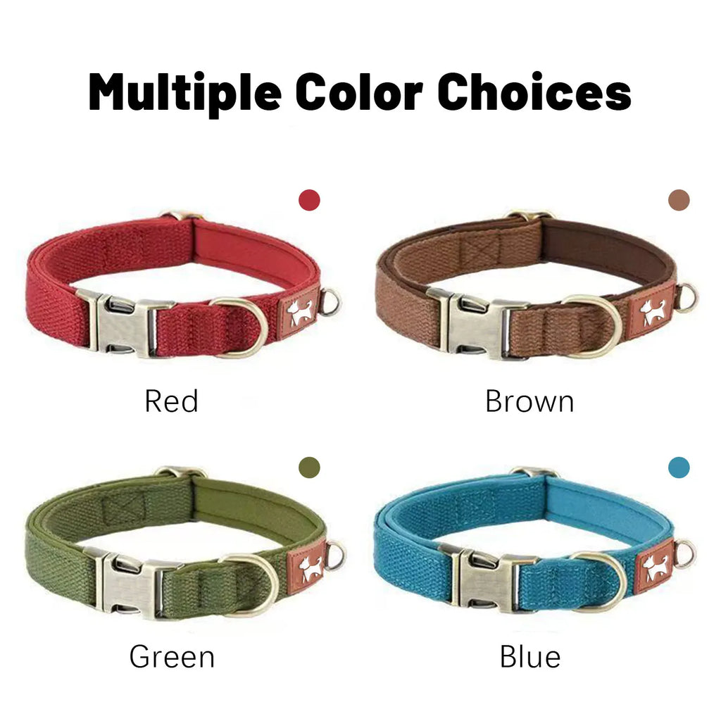 DC001-dog collars and pet neckbands, suitable for small, medium, and large dogs, perfect for outdoor use, anti-lost.